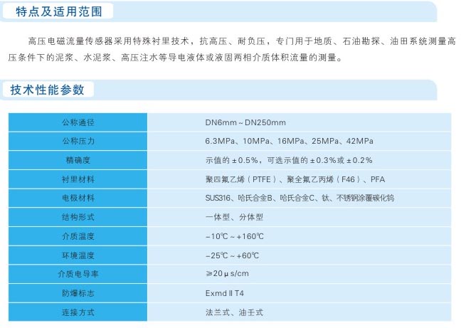 高壓型電磁流量計(jì)